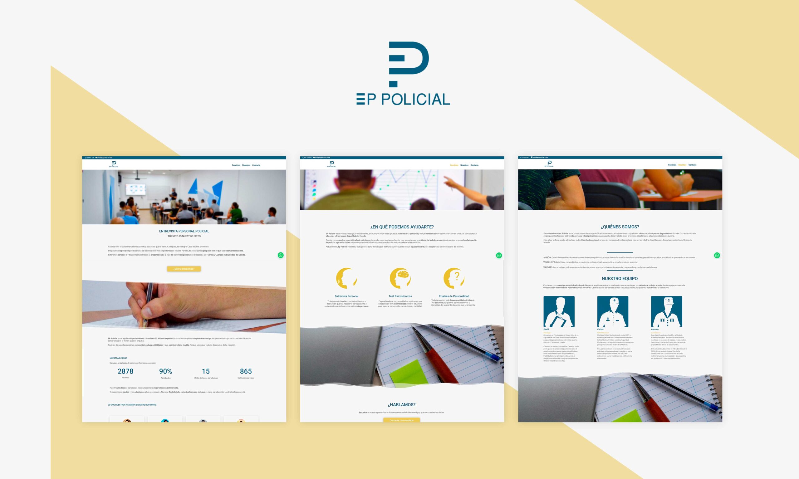 páginas de la web EPP