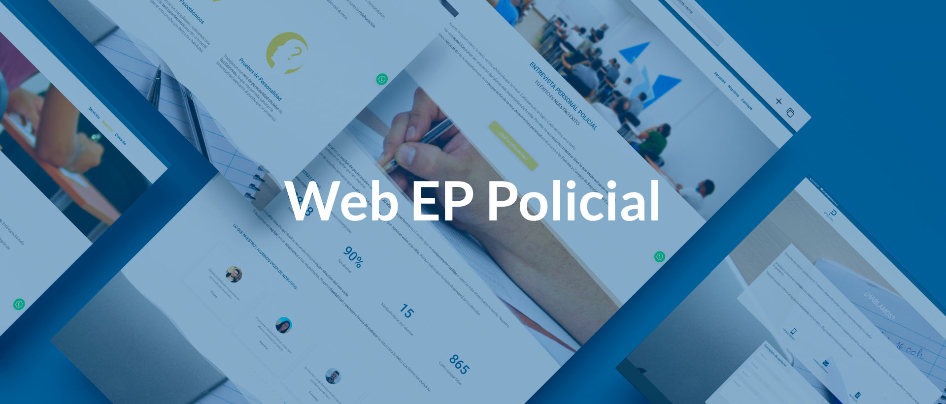 Pantallazos de la web EPP
